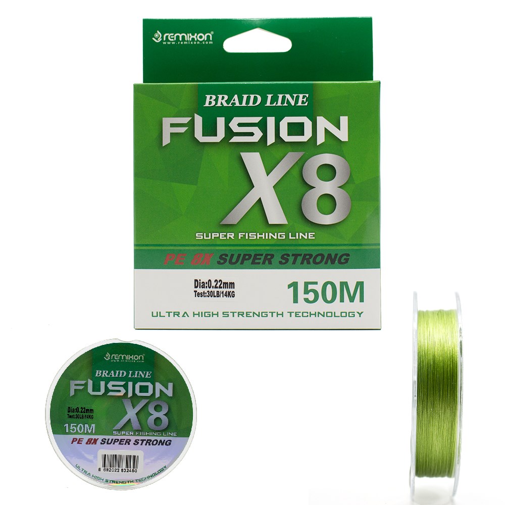Remixon Fusion 150M X8 Green İp Misina (FU150M8G25) Remixon Fusion 150M X8 Green İp Misina (FU150M8G25)